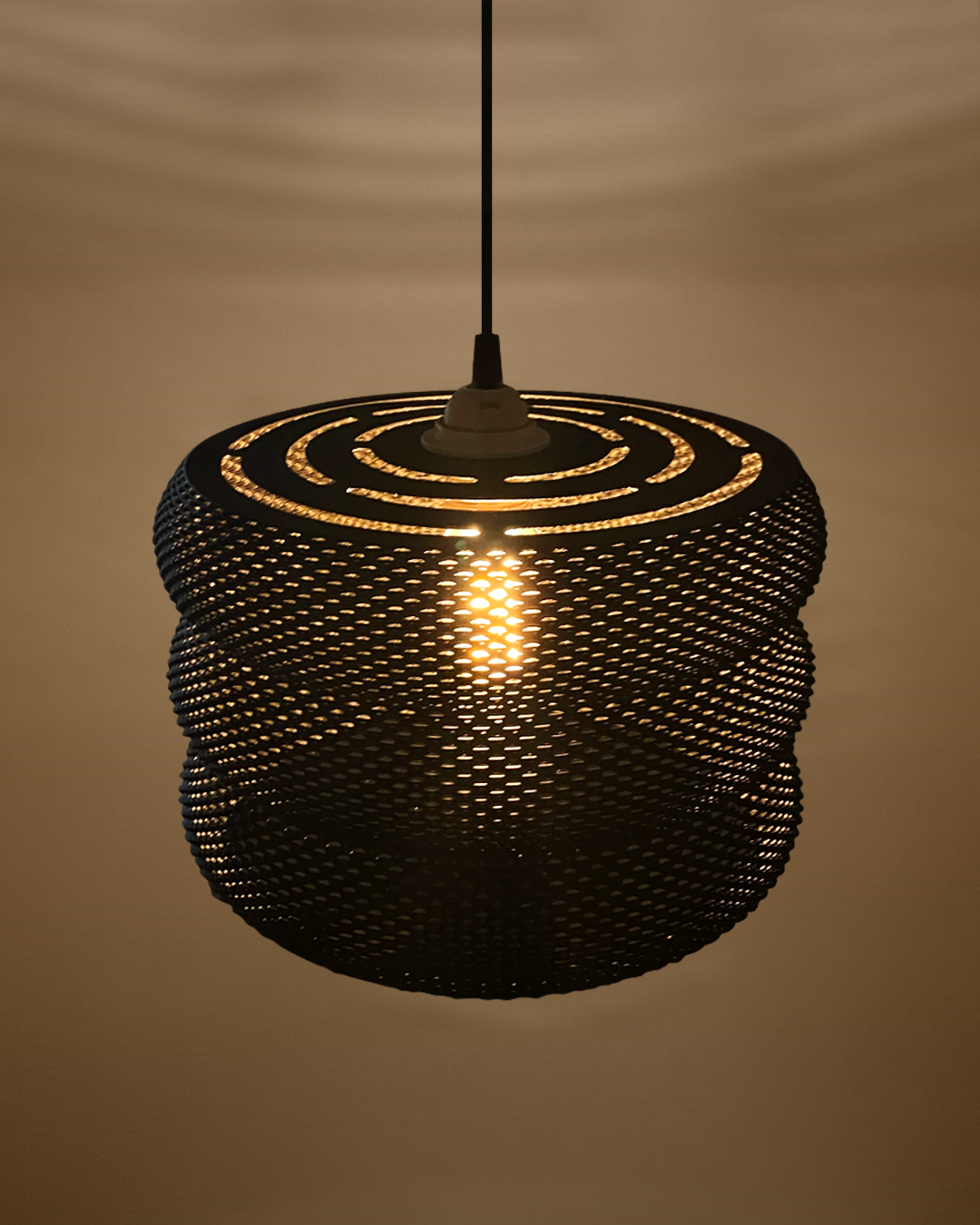 MARA Lampshade — RippleMesh Texture for a Serene Home Ambience