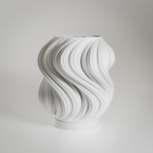 Brisa Table Lamp – by Kraken.stl | Flowing 3D Printed Light Sculpture
