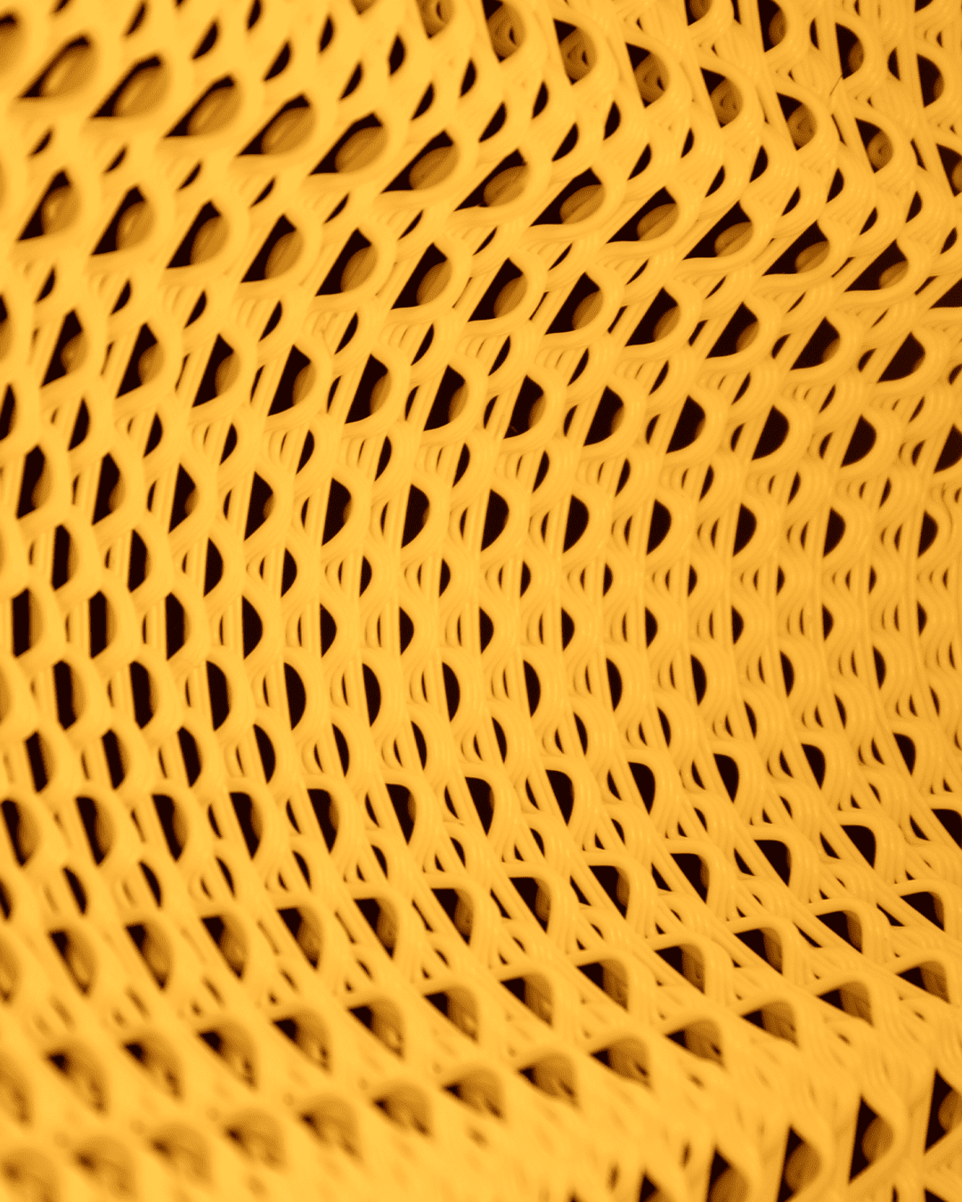 MARINA Lampshade — Tangerine Weave Light Sculpture in 3 Sizes